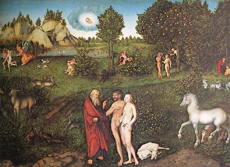 The Paradise dfg, CRANACH, Lucas the Elder